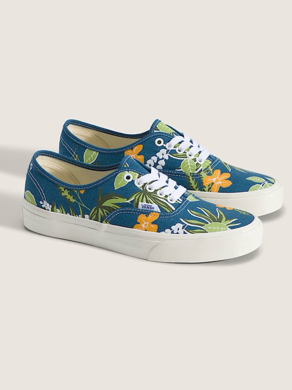 Vans Authentic Tropical Floral Print Sneakers Women 10.0US